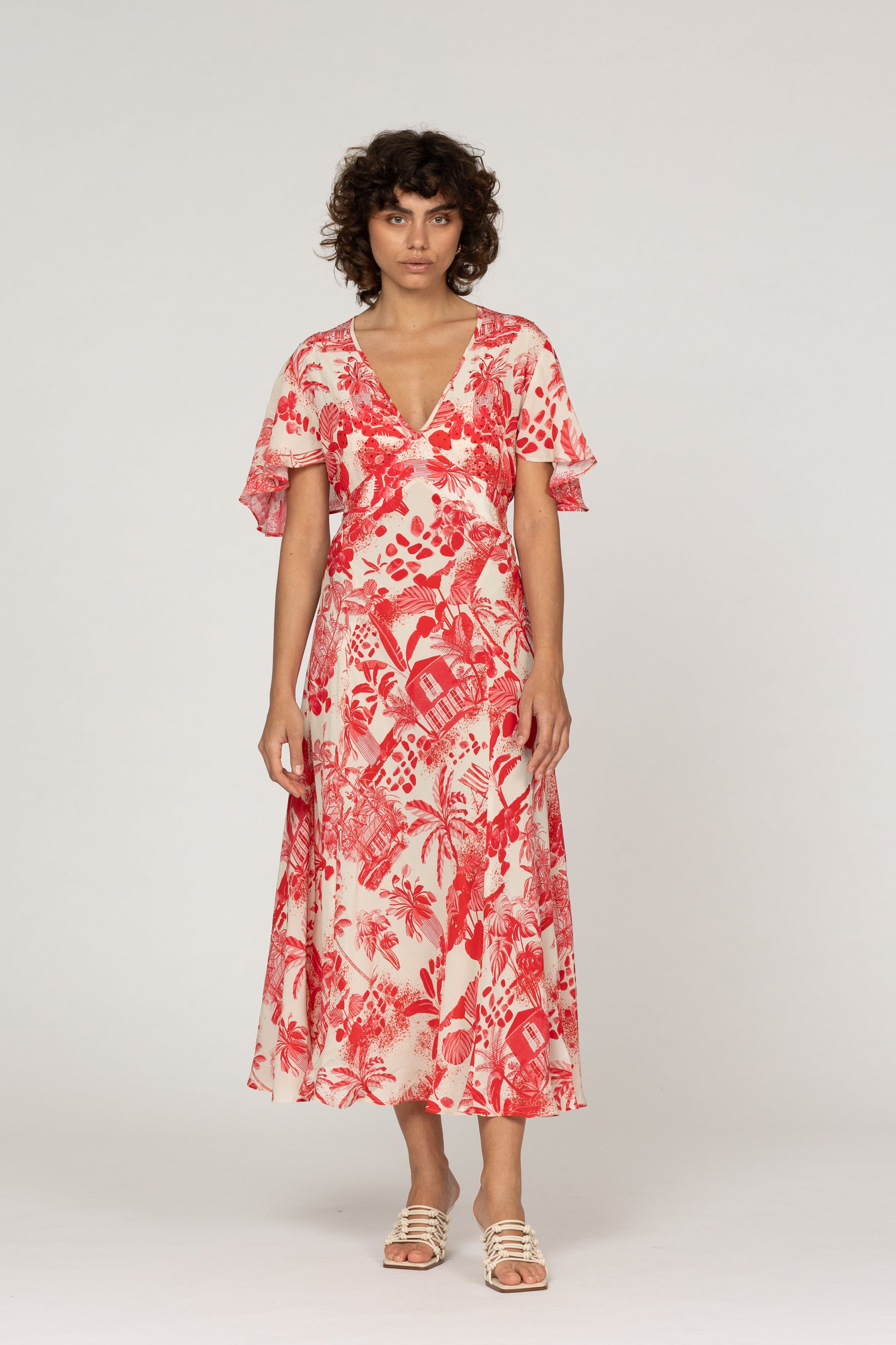 Inoa I Aster Dress I Vermelho Red