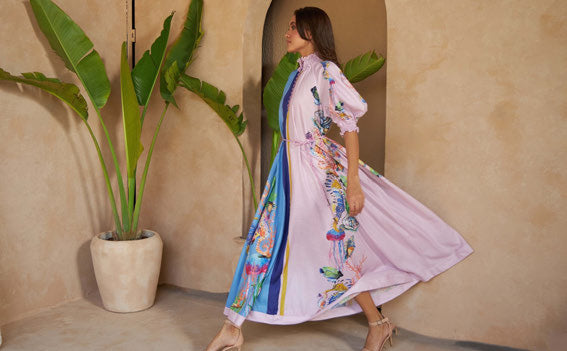 Inoa | Alka Dress | Shells Multicolour