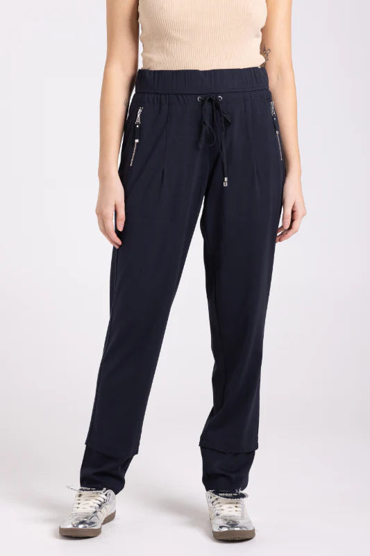 Two T's | Ponti Panelled Pant | Ink