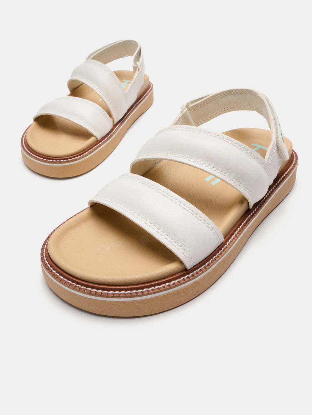 HOFF | Road Leather Sandal | Off White