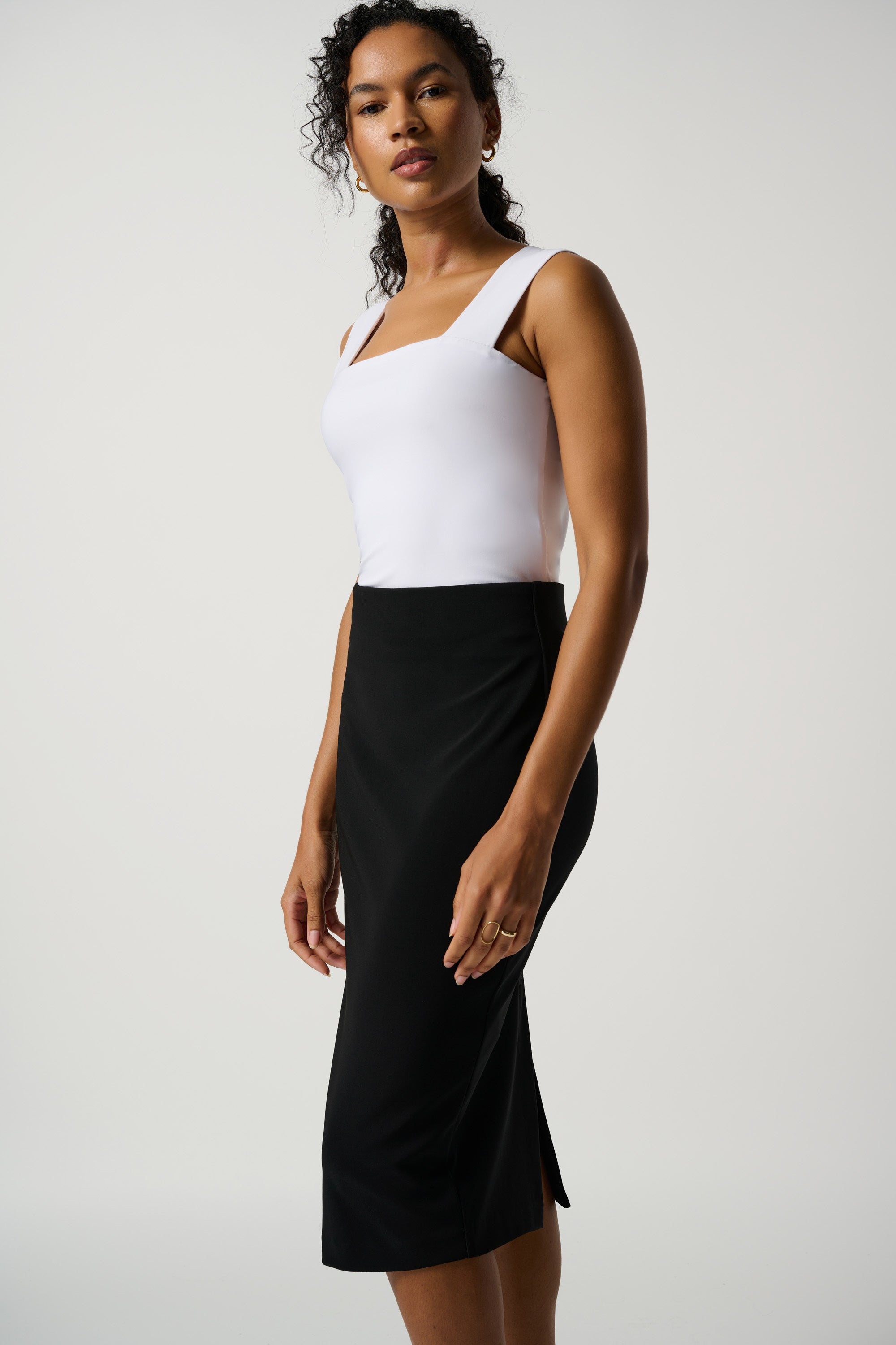 Joseph Ribkoff | Classic Long Pencil Skirt | Black