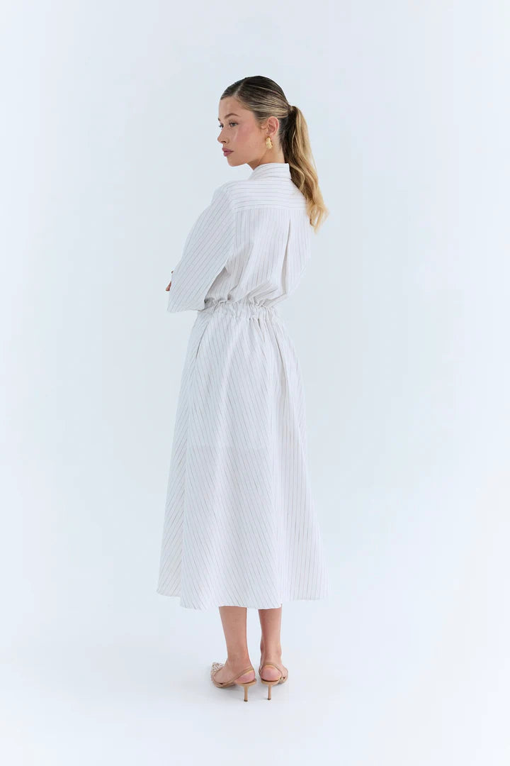 Eder by Anna | Nicole Dress | Stripe Linen