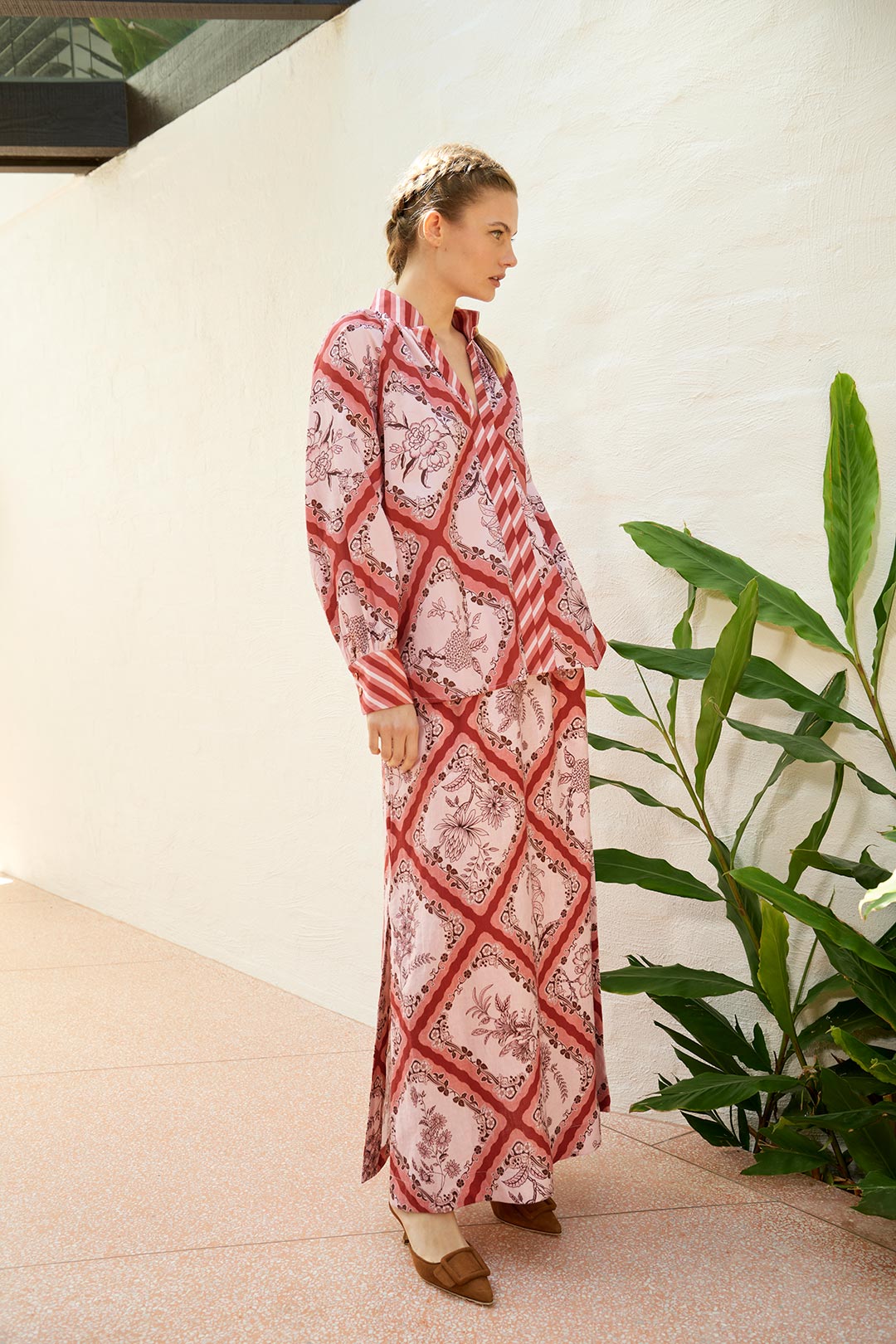 The Dreamer Label | Chloe Dahlia Blouse | Red