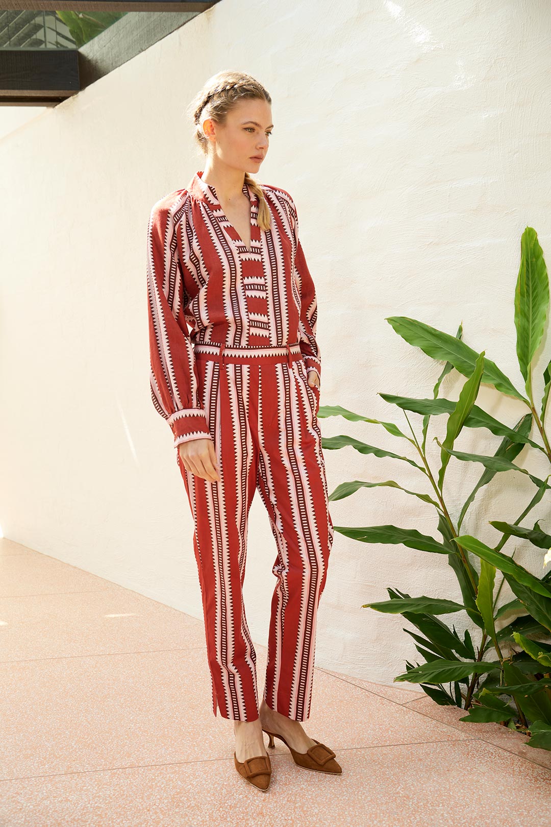 The Dreamer Label | Riley Sun Pant | Red