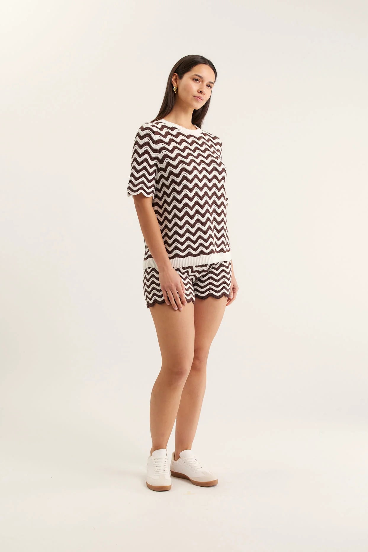 Alessandra | Rae Top | Choc/Ivory