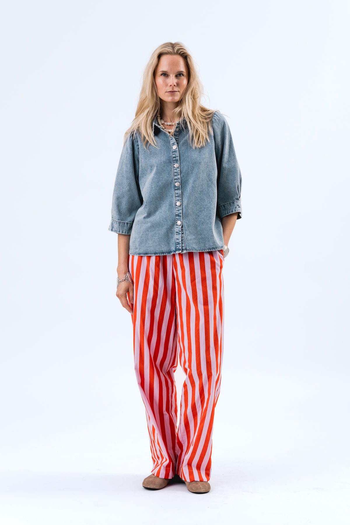 Lolly's Laundry | Bono Shirt | Washed Denim