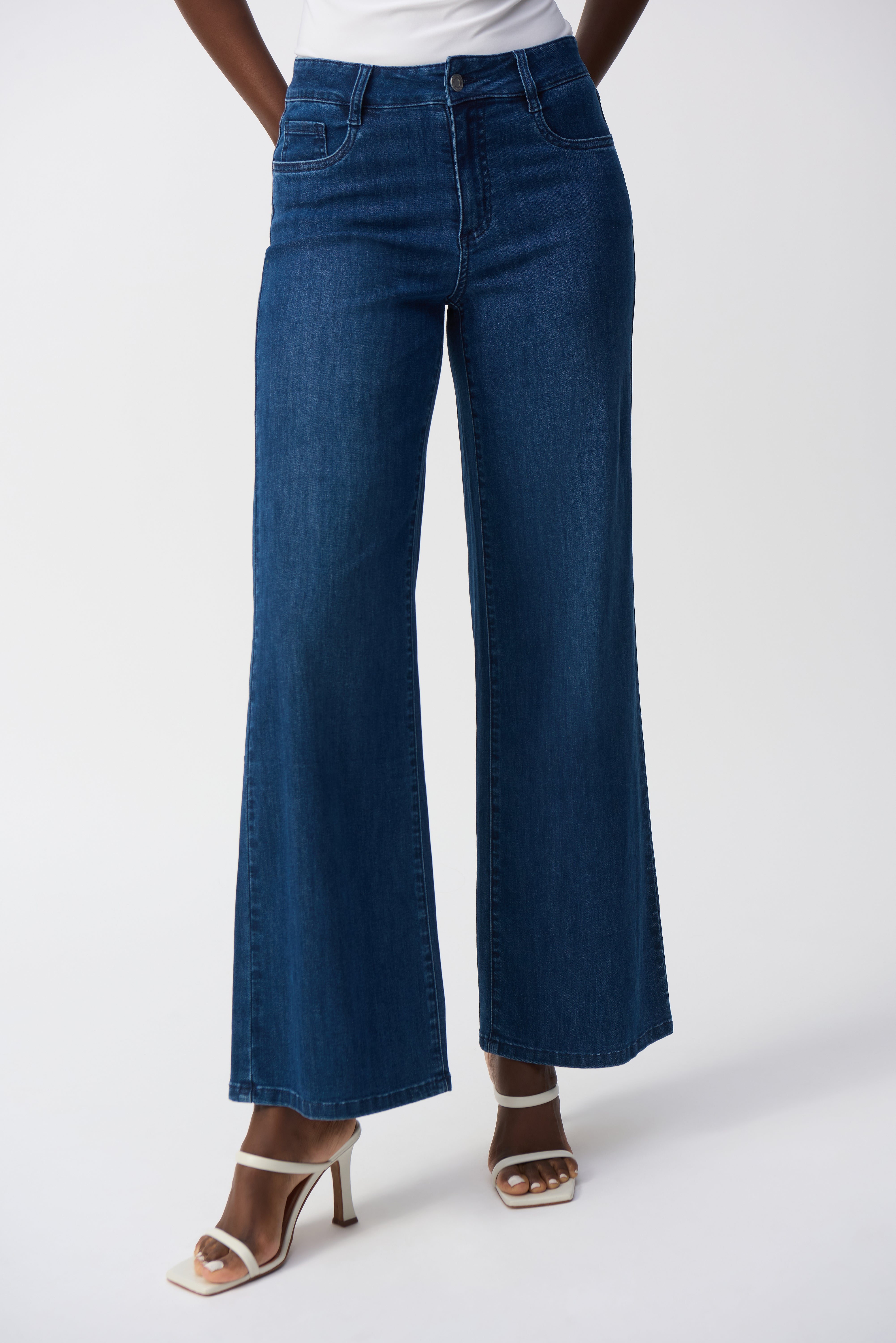 Joseph Ribkoff | Goldie | Classic Wide-Leg Stretch Jeans