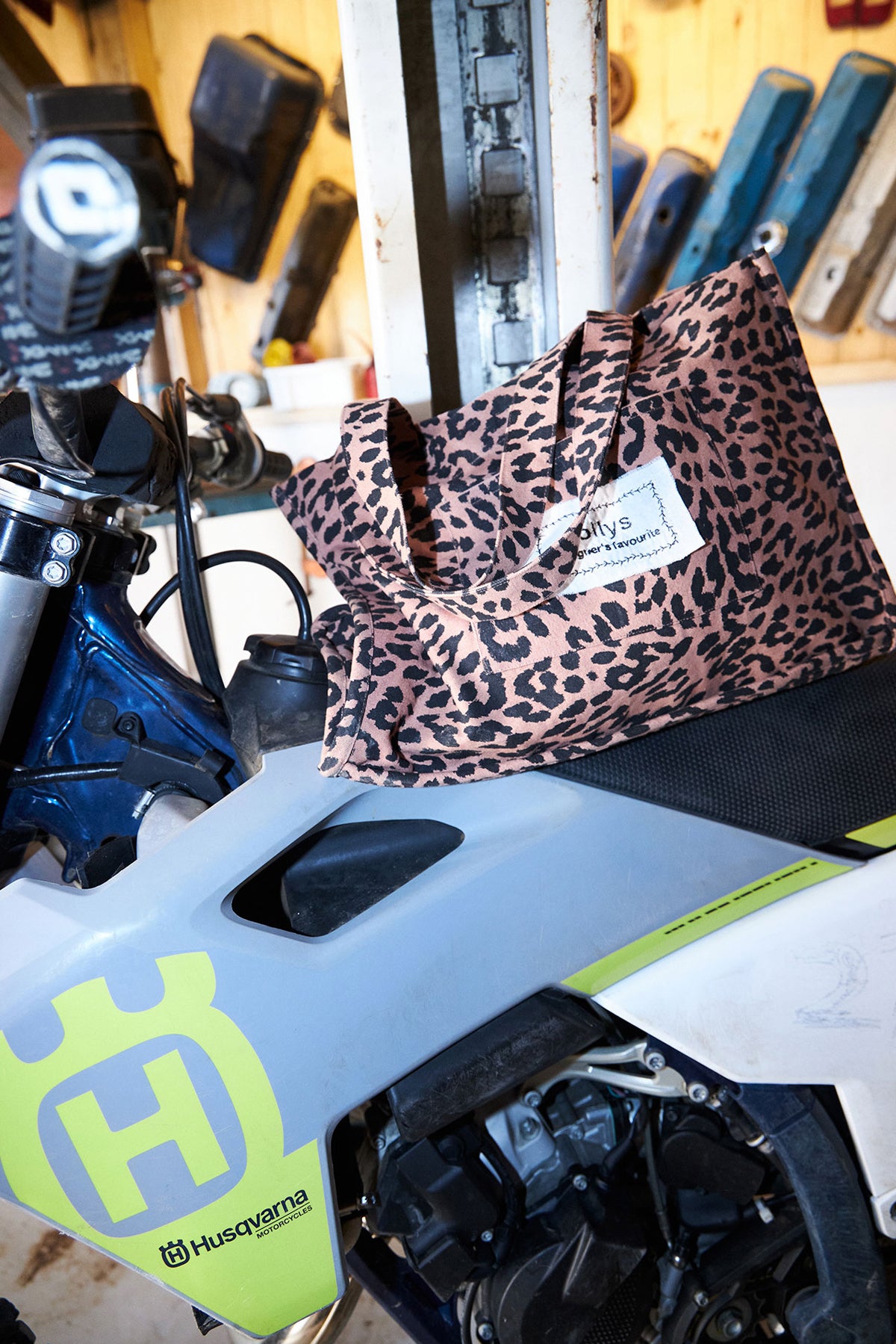Lolly's Laundry | Hydra Shopping Bag | Leopard Print