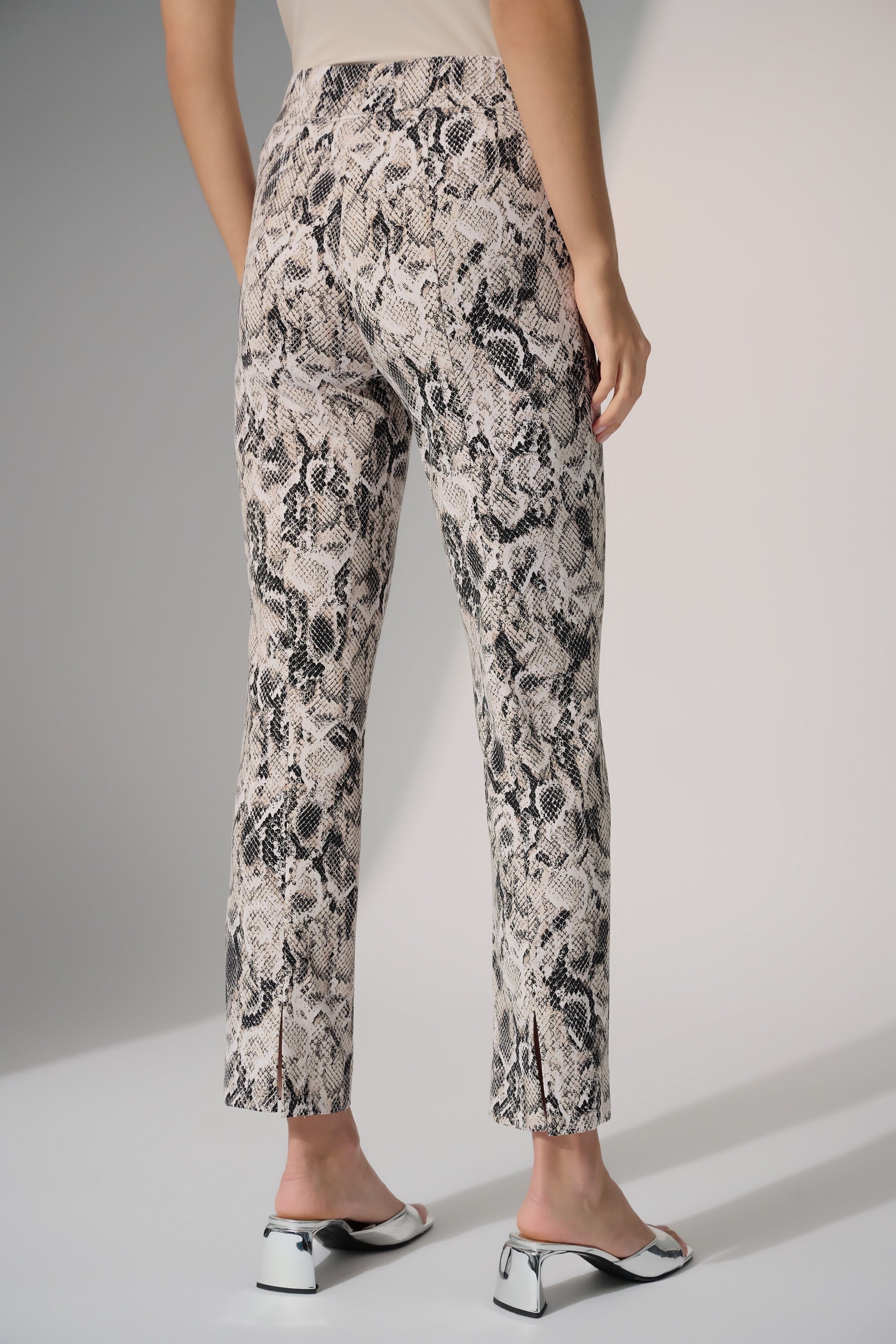 Joseph Ribkoff | Silky Knit Straight Leg Python Print Pants