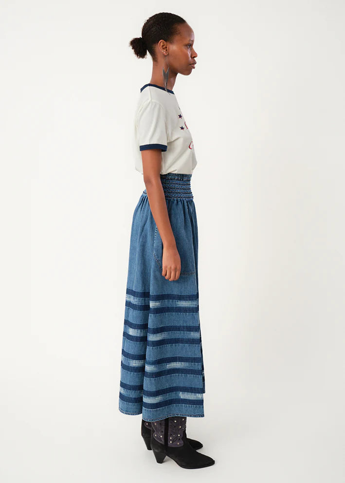 Lolly's Laundry | Amond Maxi Skirt | Blue