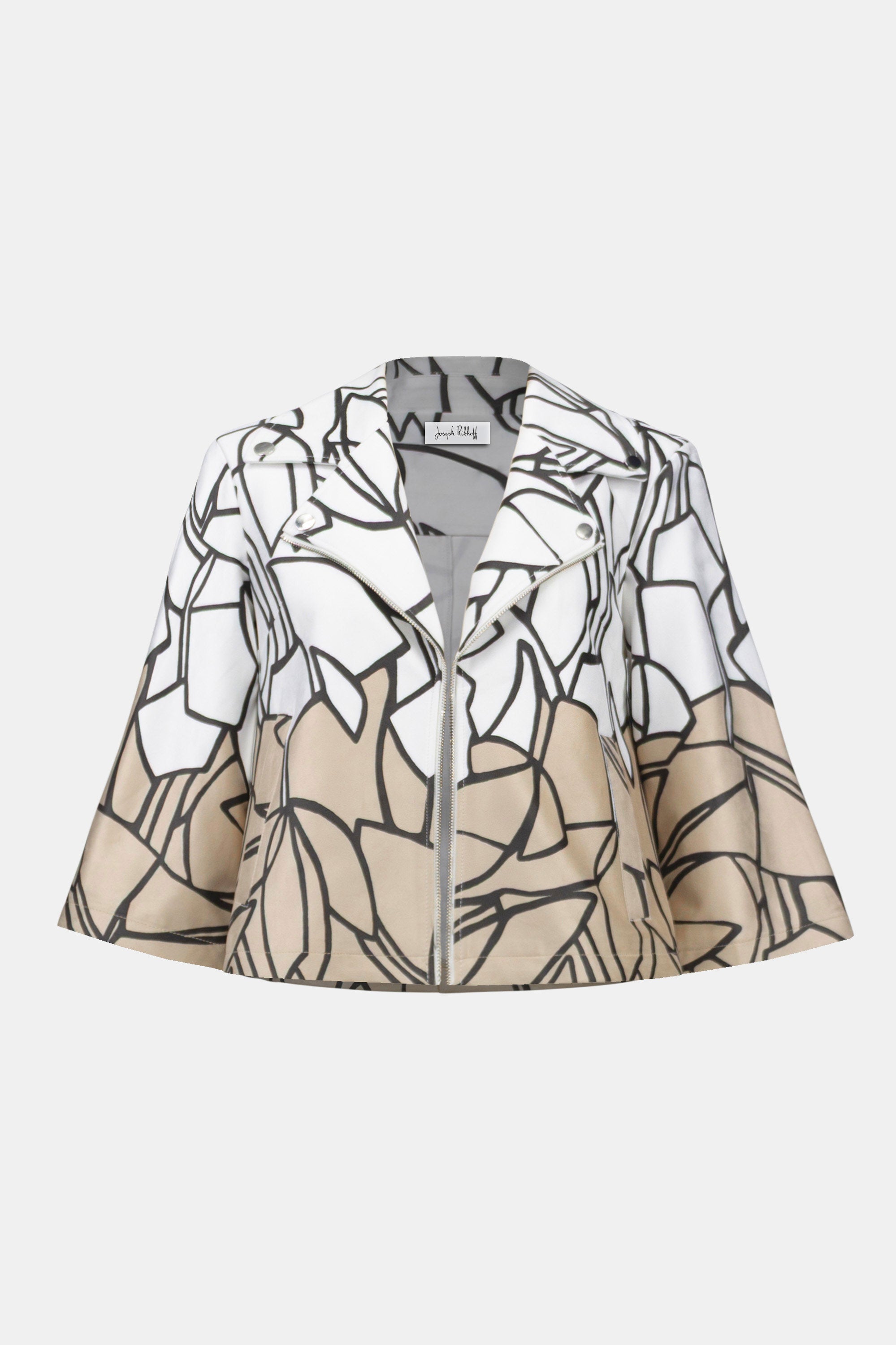 Joseph Ribkoff | Swing Jacket | Vanilla/Abstract