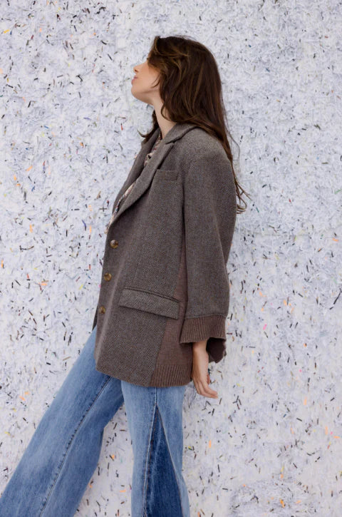 M A Dainty | Bagsy Jacket | Denim Tweed