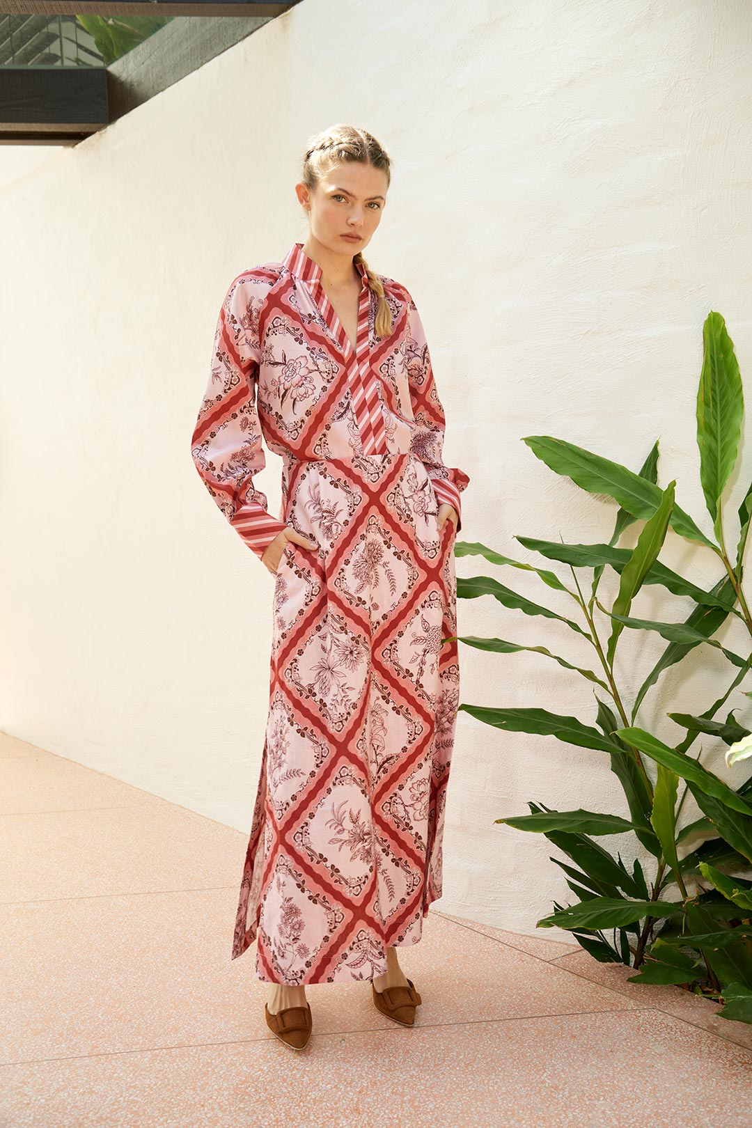 The Dreamer Label | Chloe Dahlia Blouse | Red