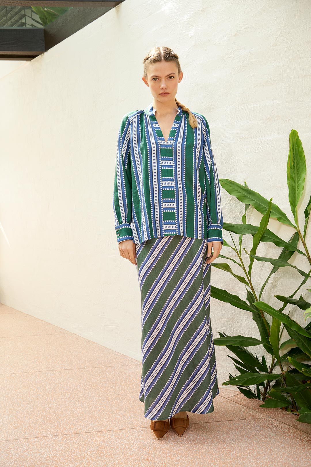 The Dreamer Label | Chloe Sun Blouse | Green