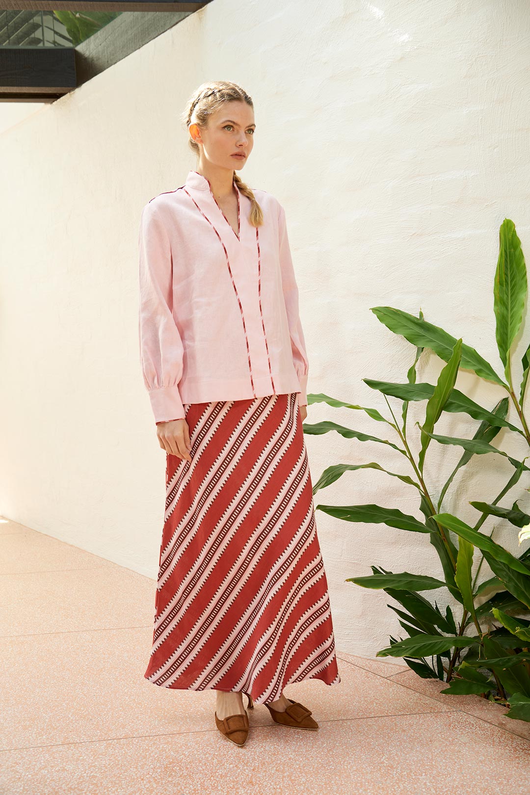 The Dreamer Label | Ivy Sun Skirt | Red