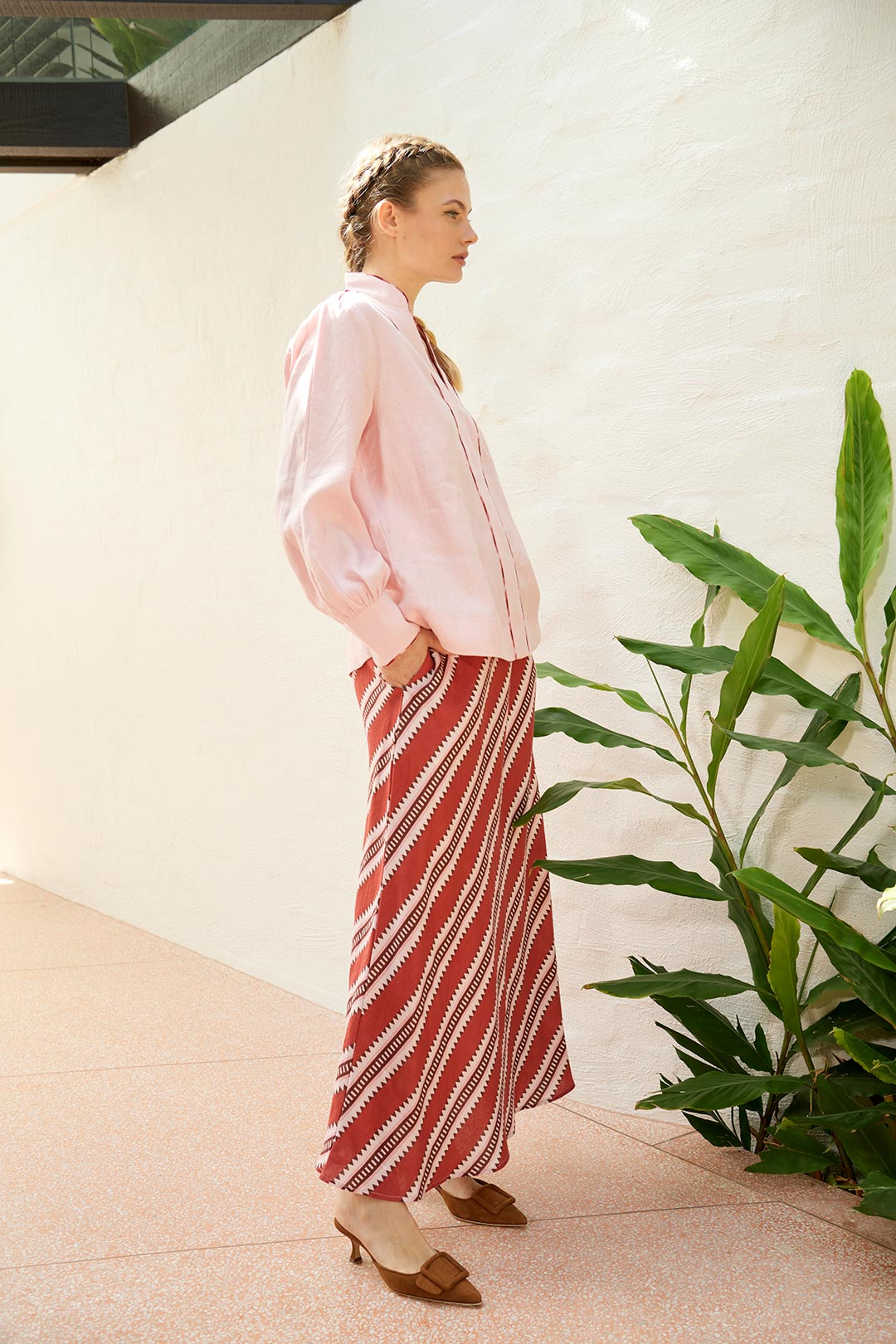 The Dreamer Label | Ivy Sun Skirt | Red