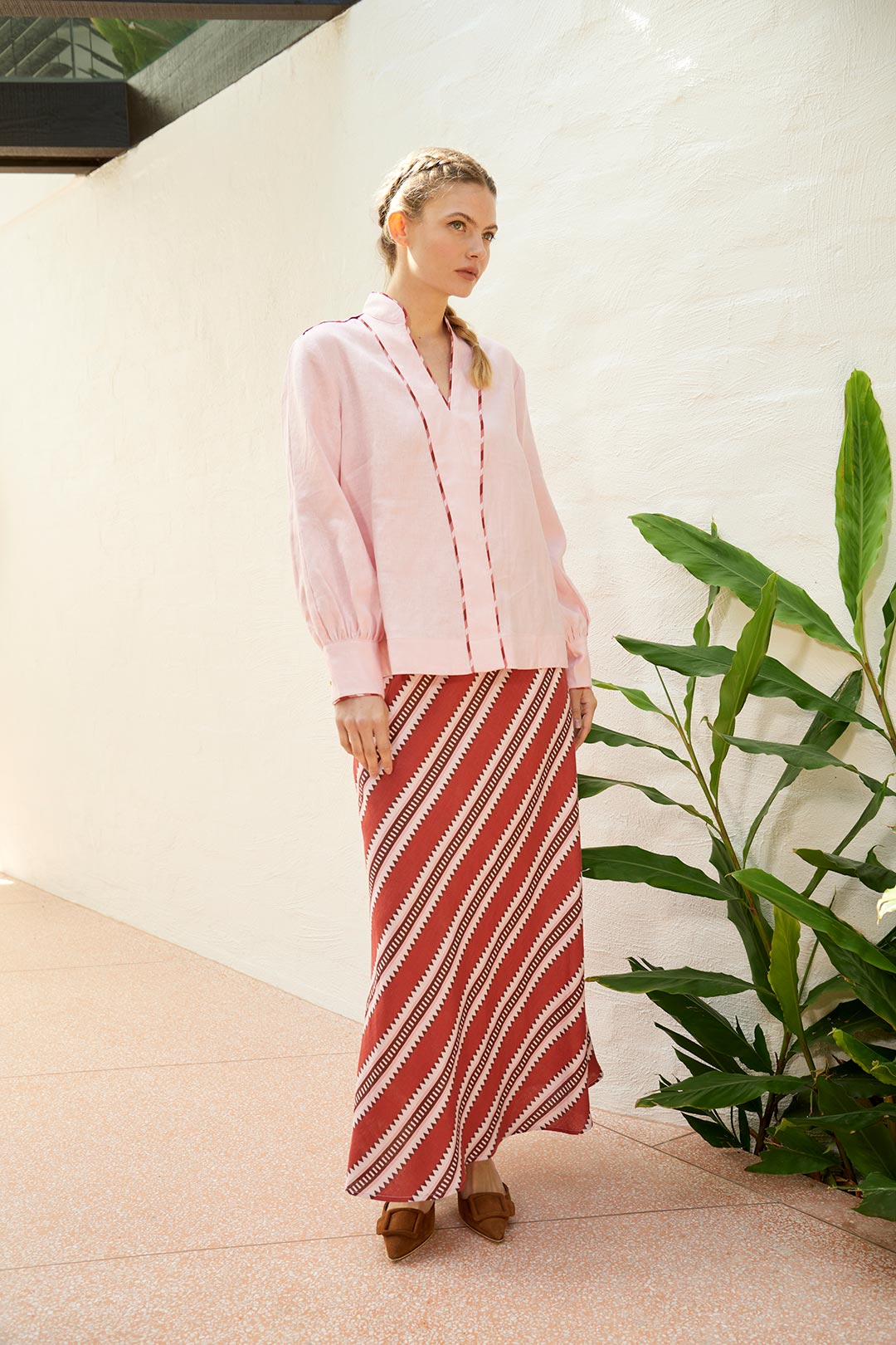 The Dreamer Label | Ivy Sun Skirt | Red