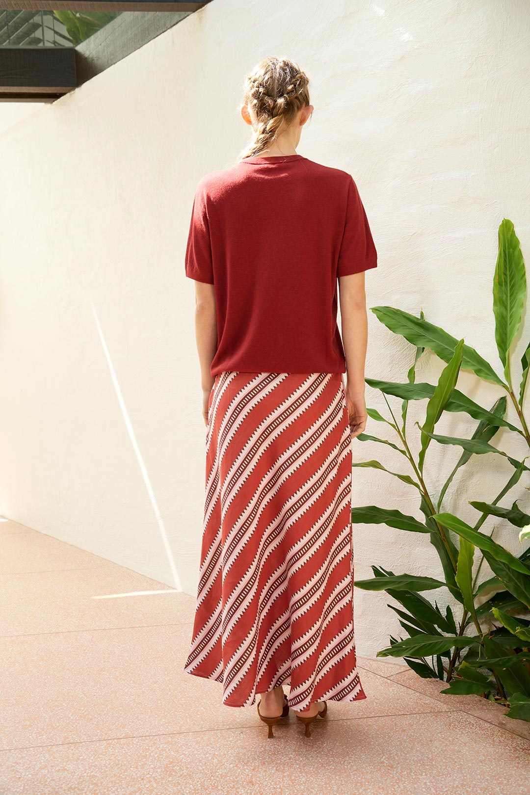 The Dreamer Label | Ivy Sun Skirt | Red