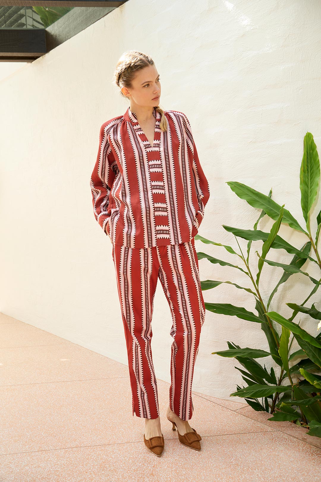 The Dreamer Label | Riley Sun Pant | Red