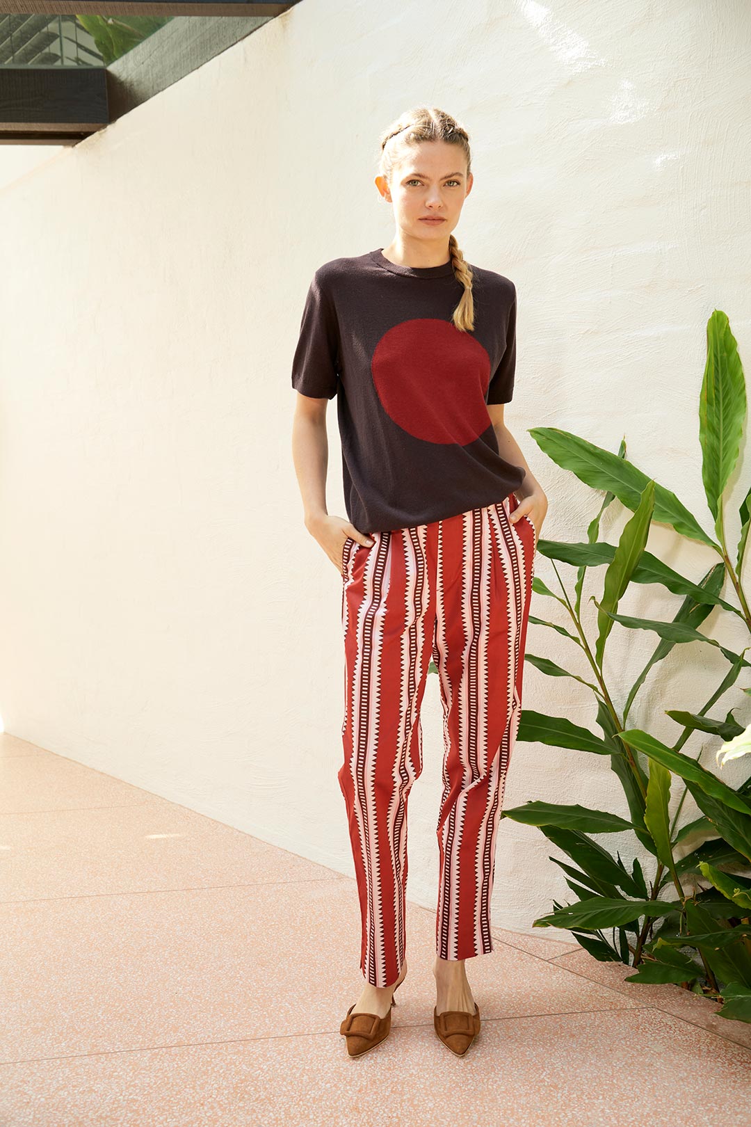 The Dreamer Label | Riley Sun Pant | Red