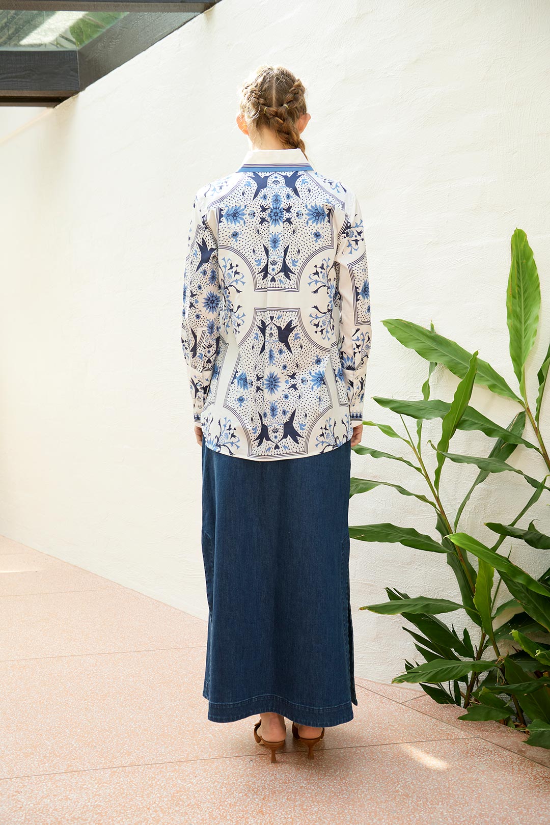 The Dreamer Label | River Bird Shirt | White