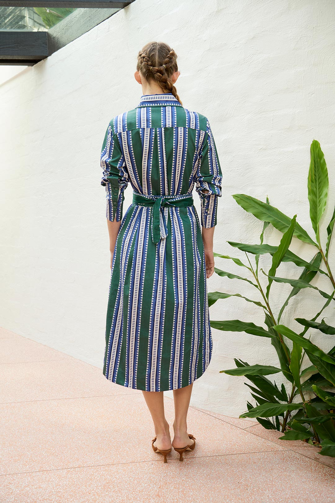 The Dreamer Label | River Sun Ankle Dress | Green