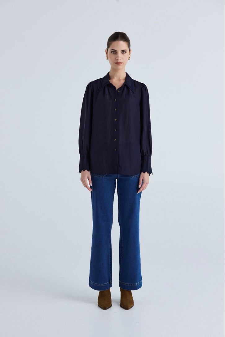 Lania | Hazel Shirt | Ink