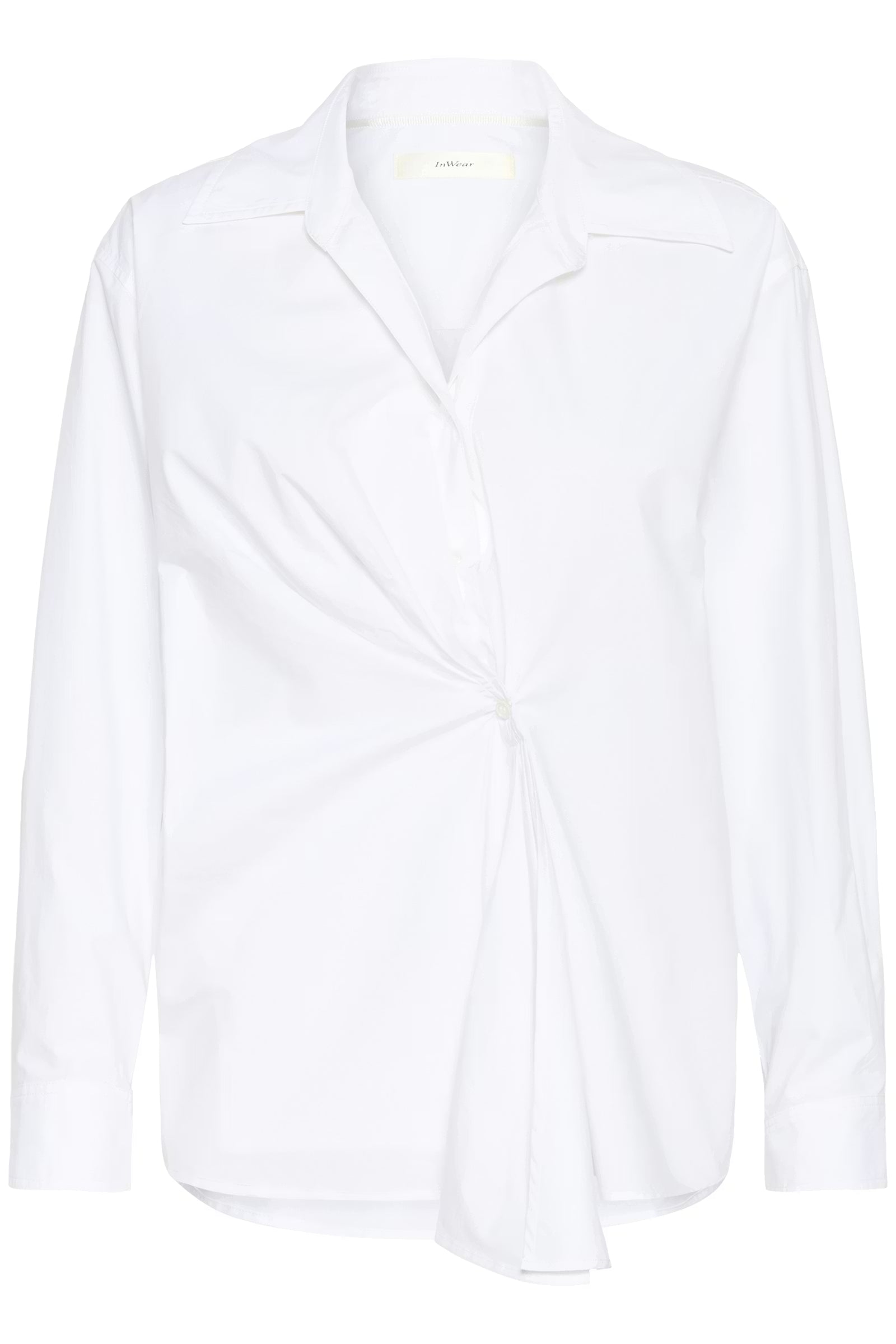 InWear | Dallas Pleated Shirt | Pure White