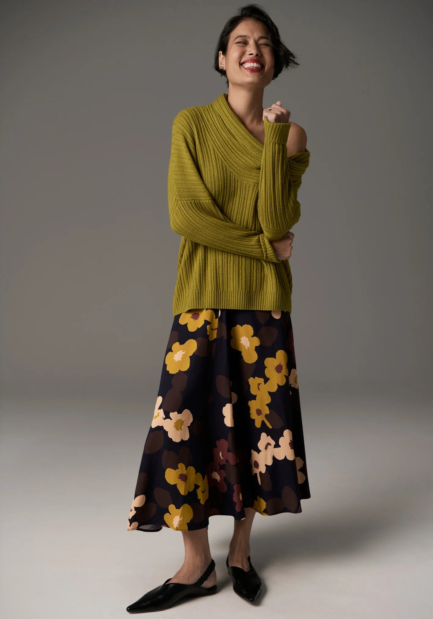 POL | Utopia Scoop Neck Knit | Zest