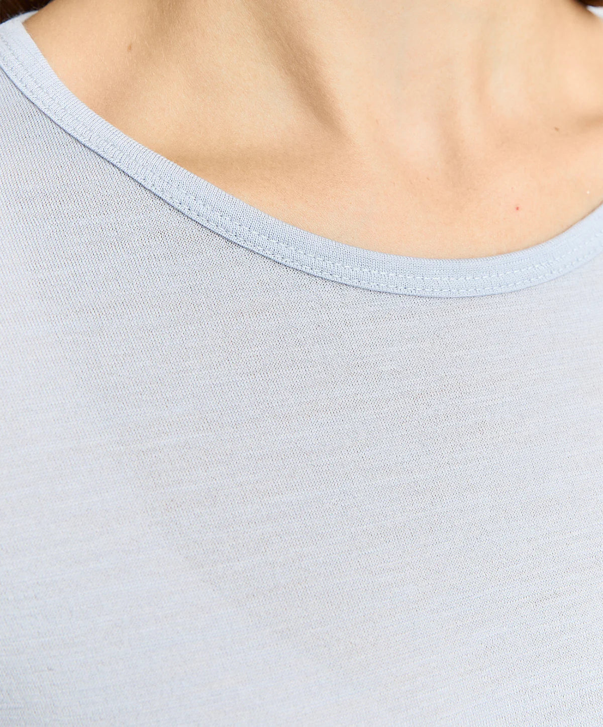 Toorallie | Crew Merino Tee | Dove Grey