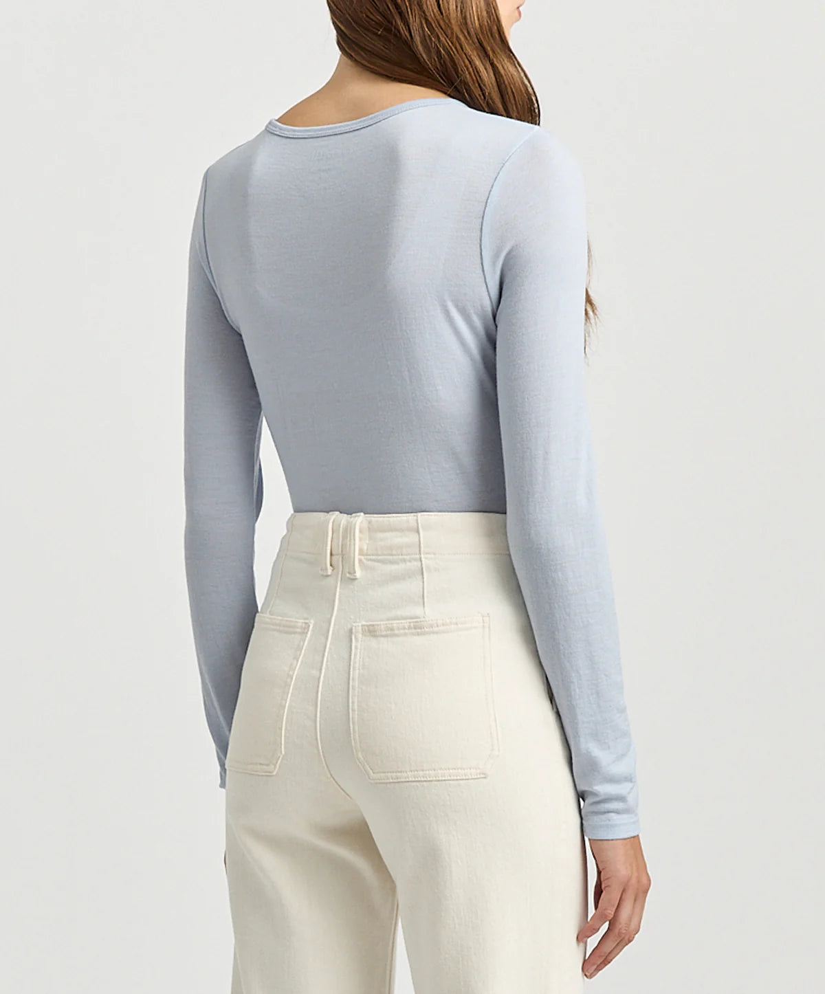 Toorallie | Crew Merino Tee | Dove Grey