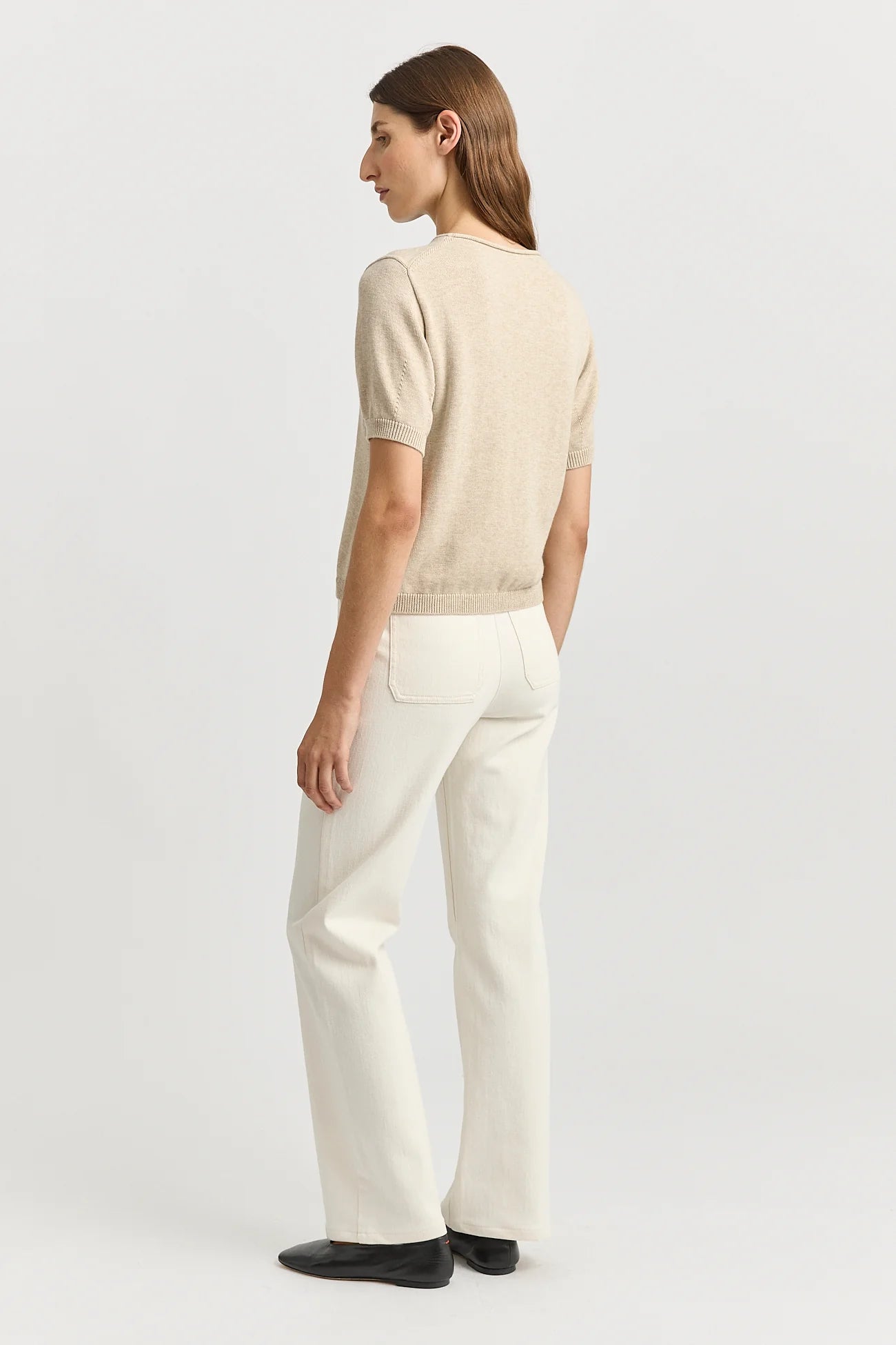 Toorallie | Short Sleeve Knit | Jute