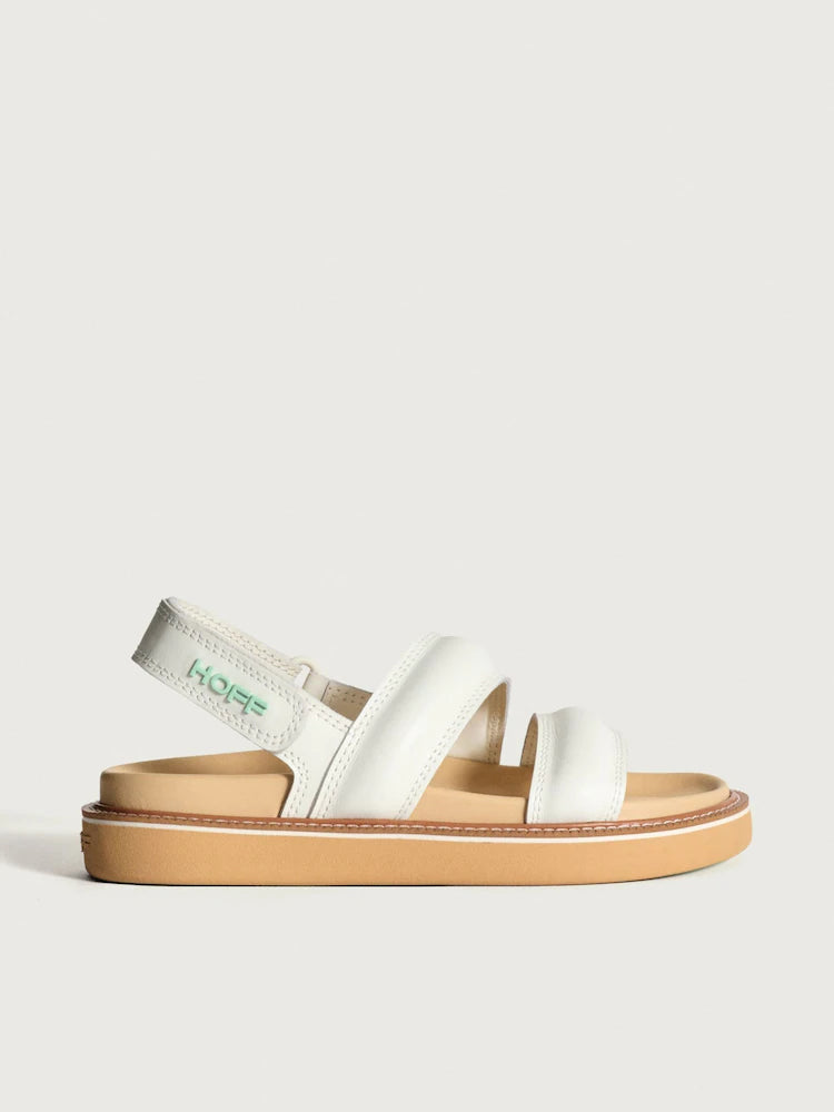 HOFF | Road Leather Sandal | Off White