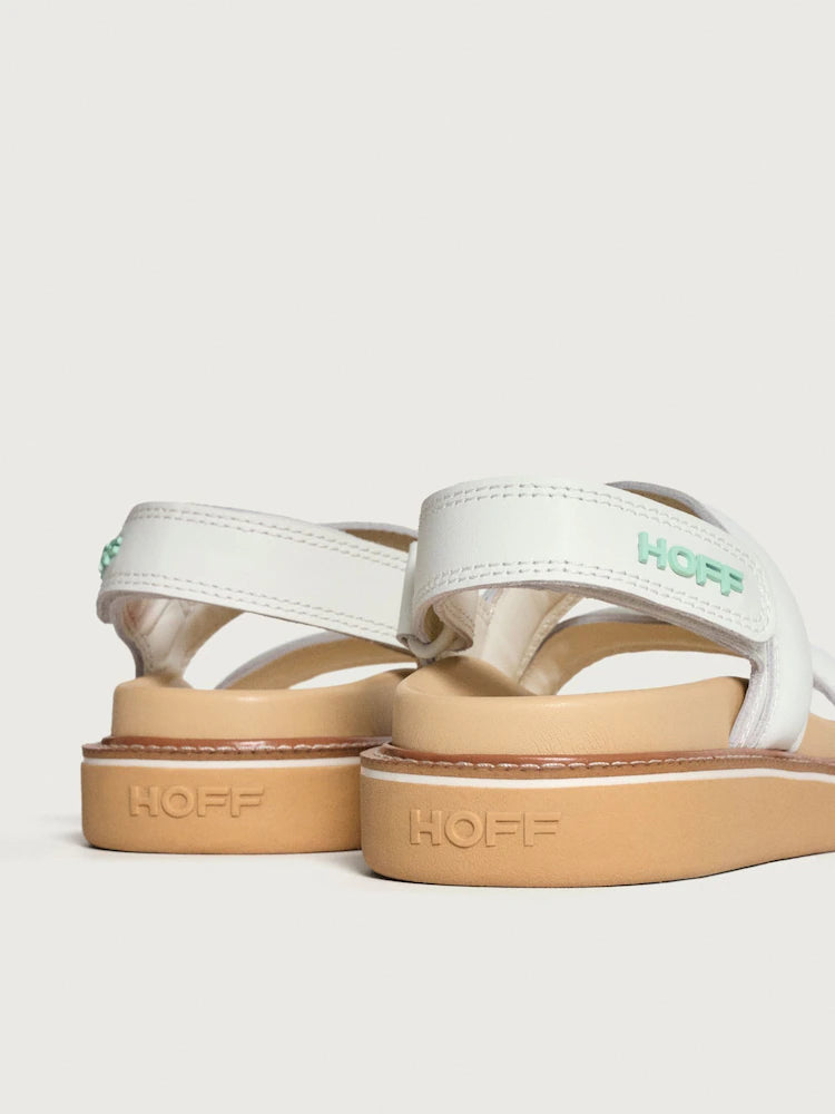 HOFF | Road Leather Sandal | Off White