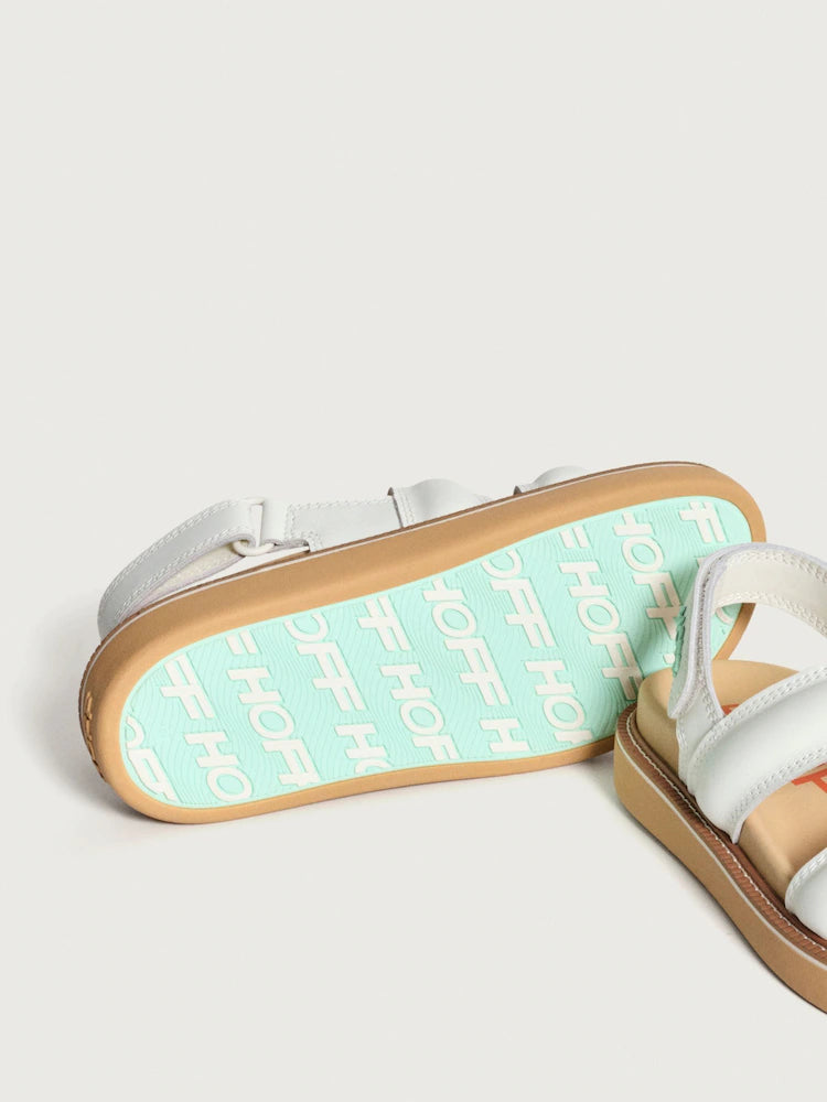 HOFF | Road Leather Sandal | Off White