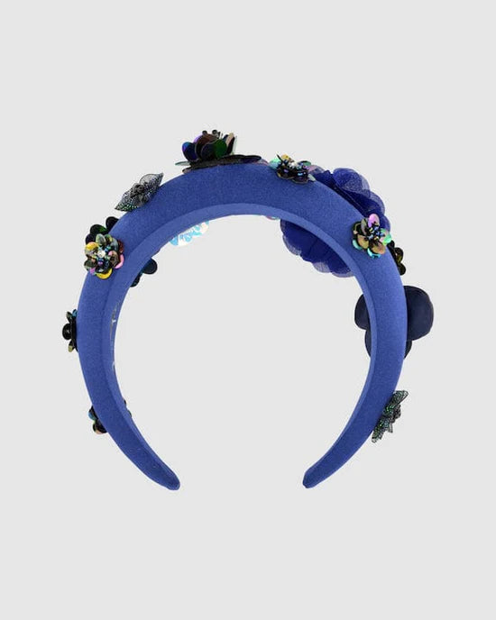 Ford Millinery | Akira Headpiece | Blue