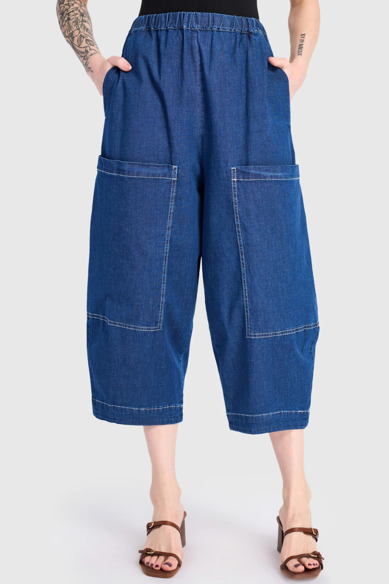 Alembika | Cropped Pant | Denim