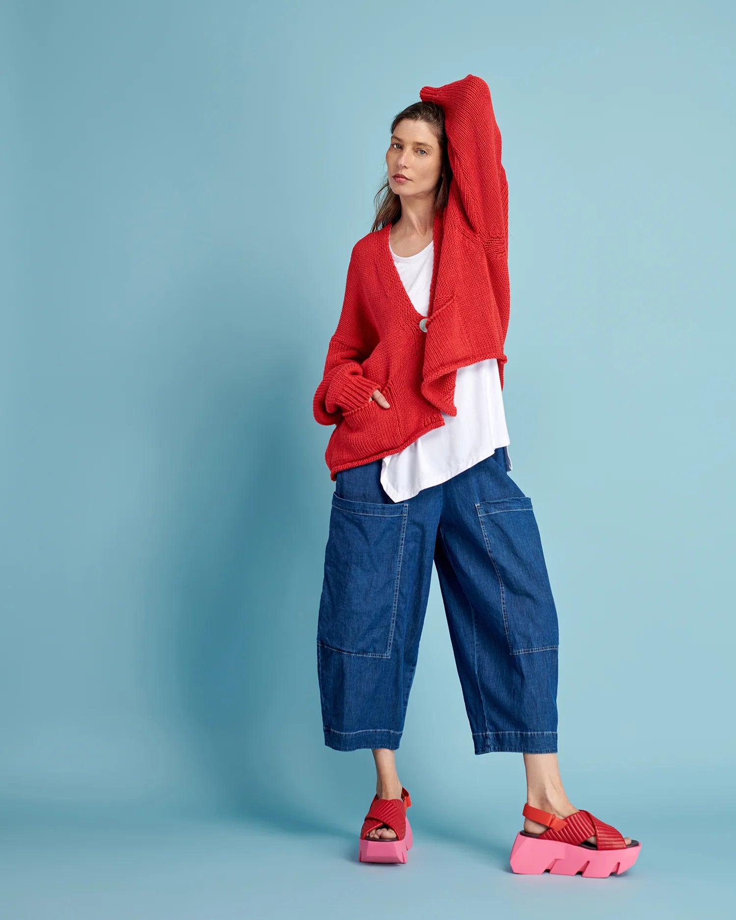 Alembika | Cropped Pant | Denim