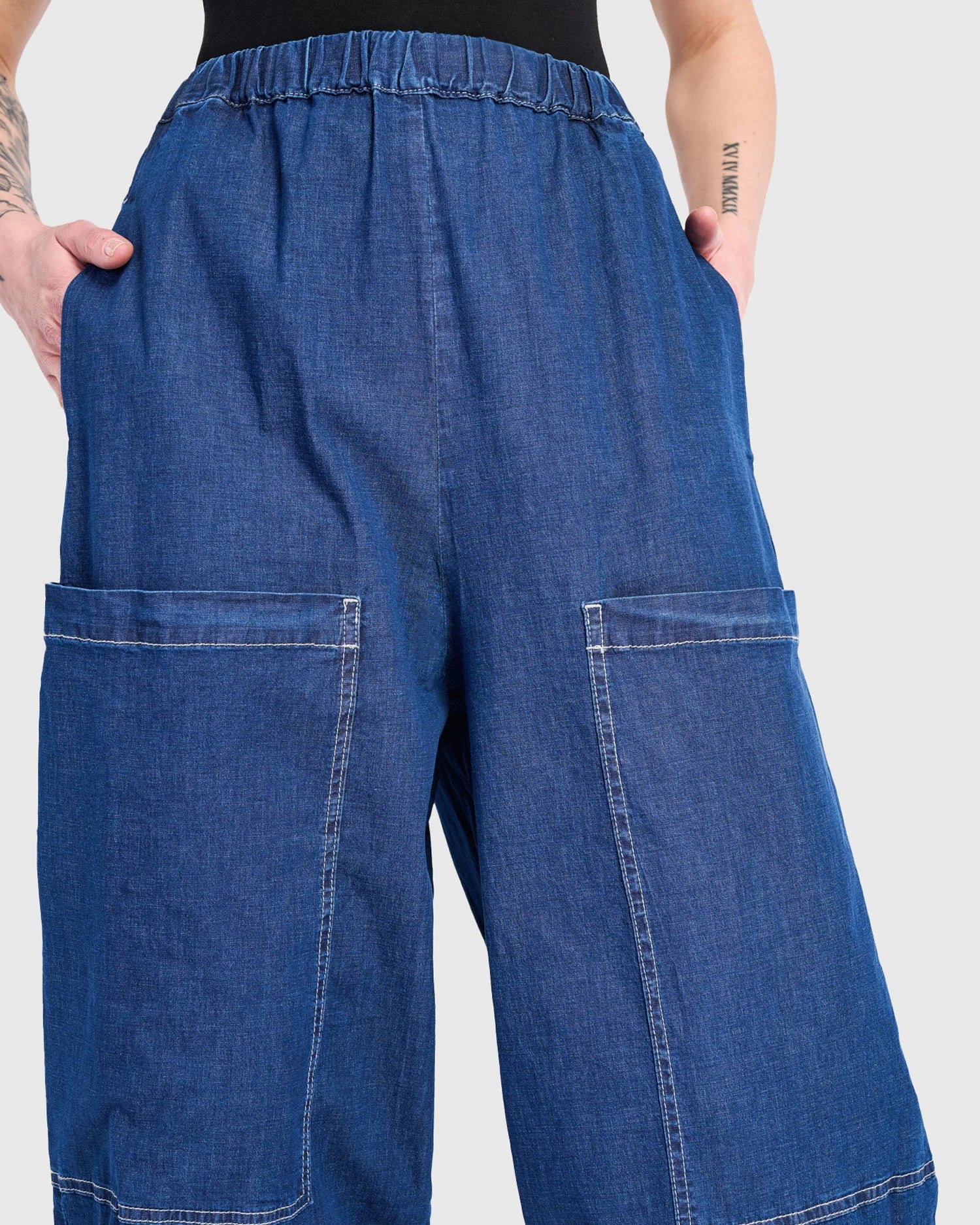 Alembika | Cropped Pant | Denim