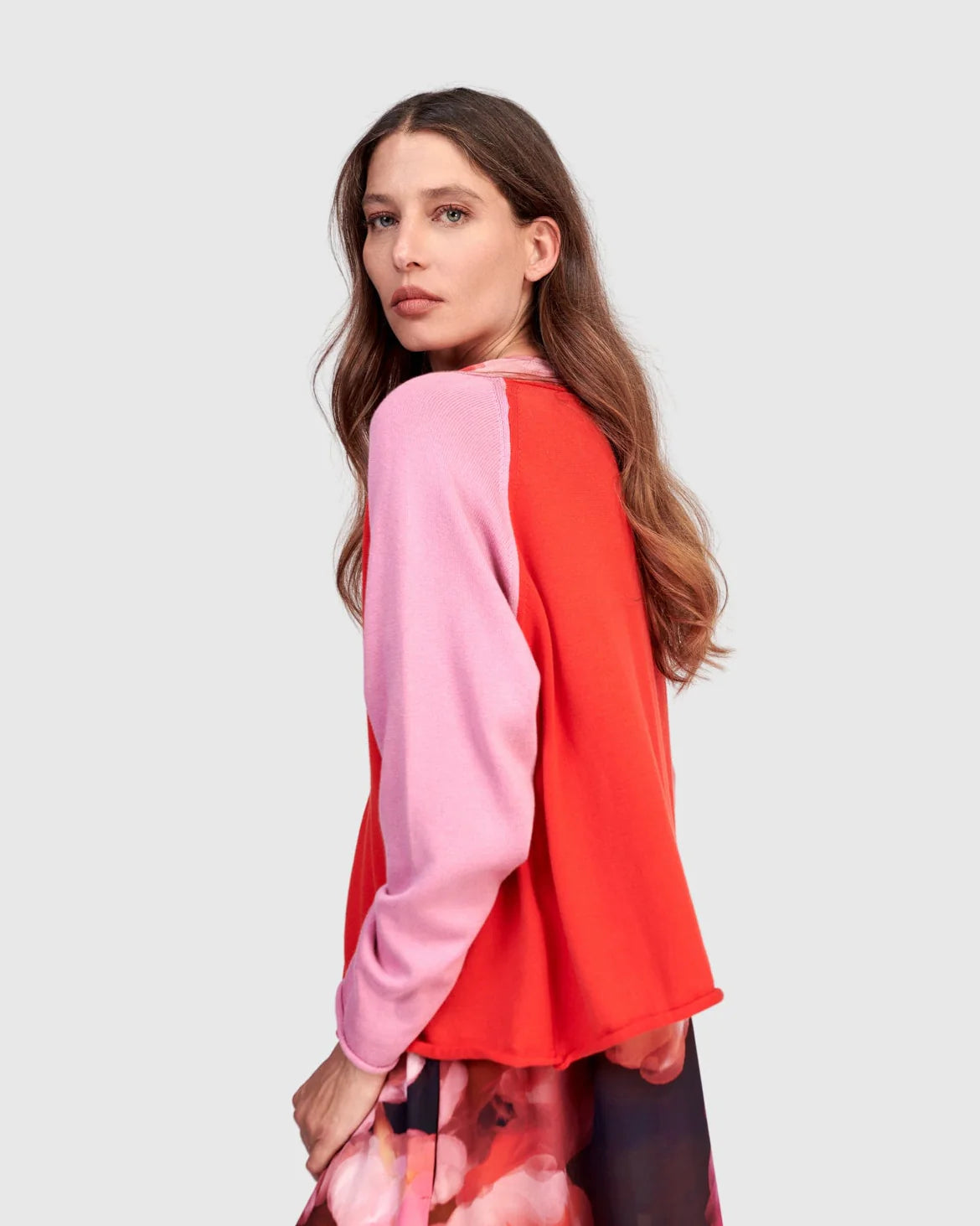 Alembika | Seashell Cardigan | Magenta