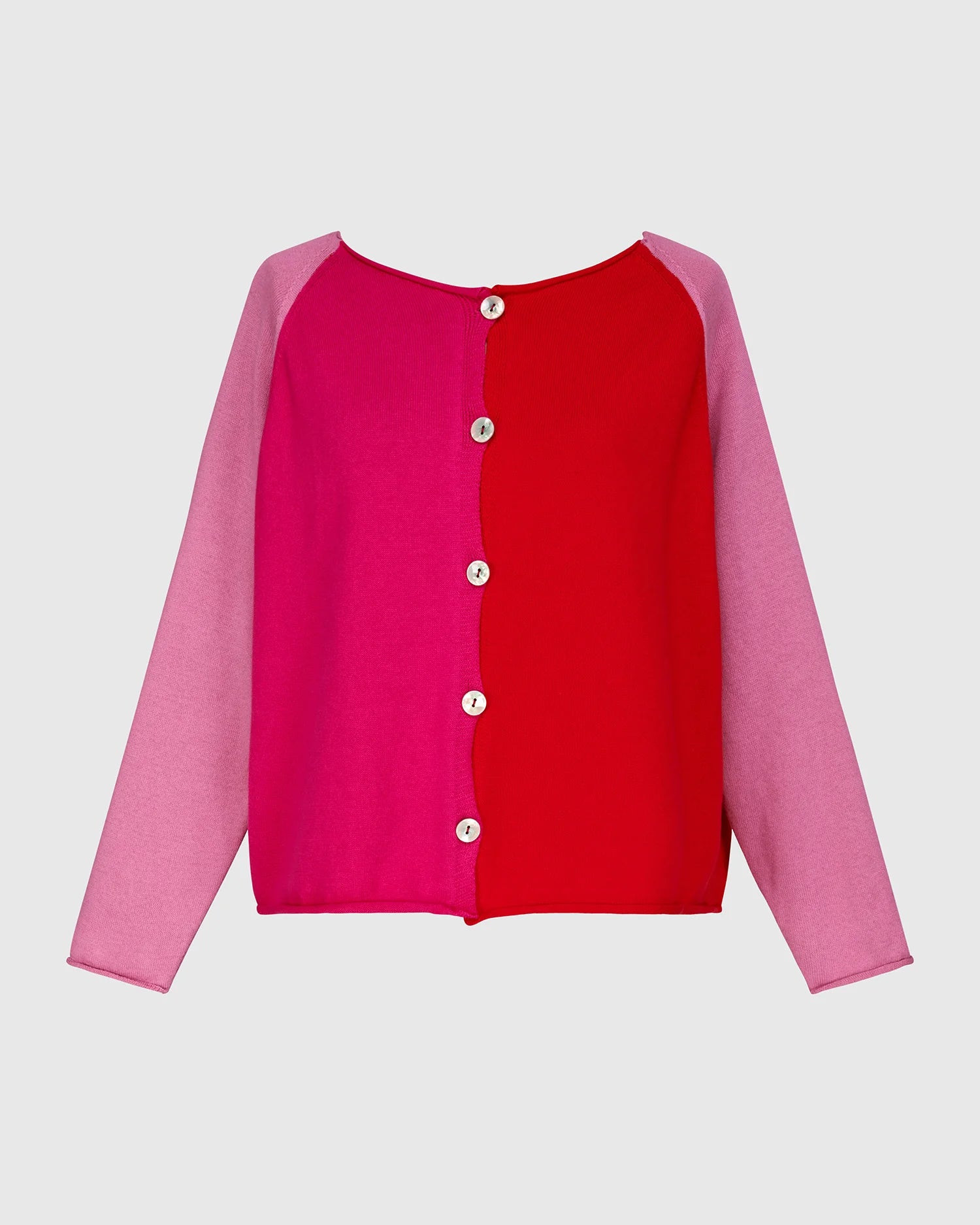 Alembika | Seashell Cardigan | Magenta