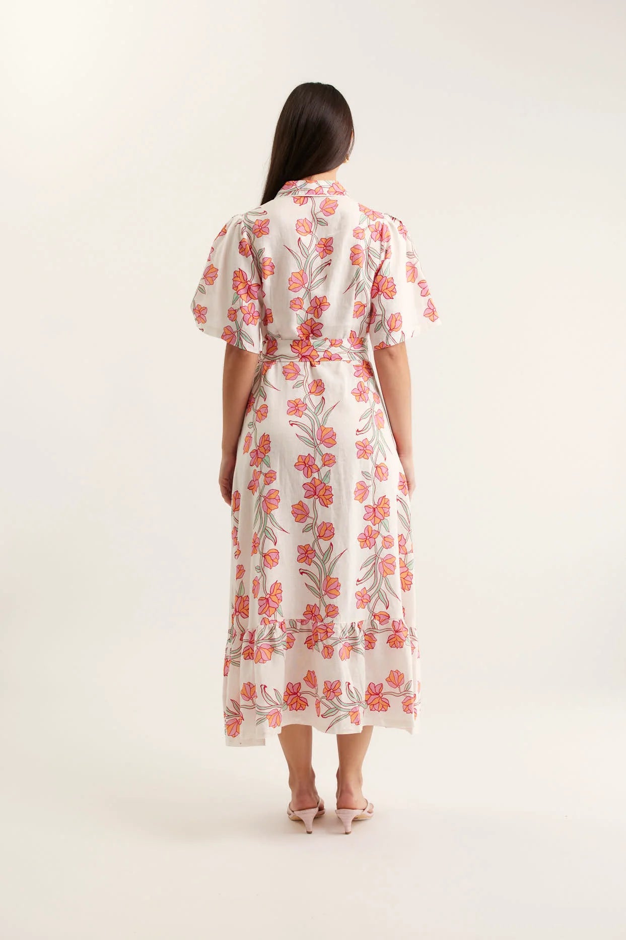 Alessandra | Emma Dress | Pink Rose Vine