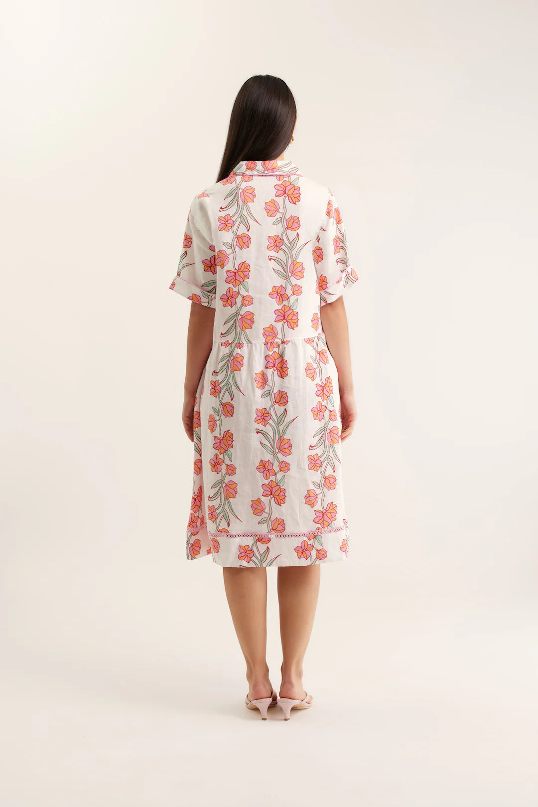 Alessandra | Maxine Dress | Pink Rose Vine