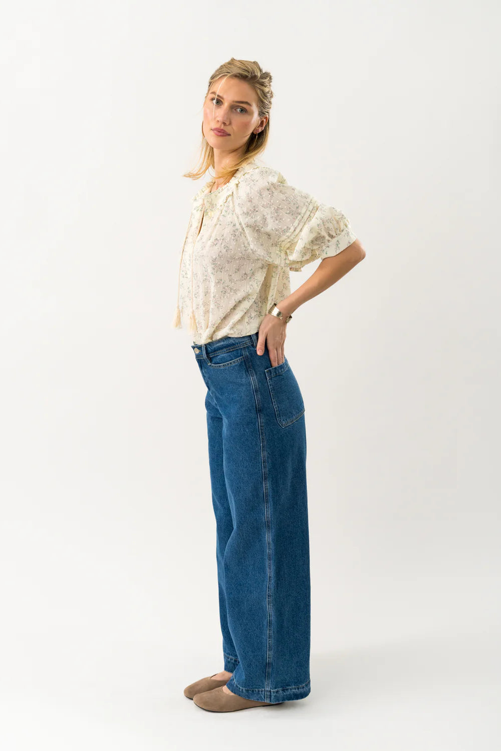 Lolly's Laundry | Alvi Blouse | Creme