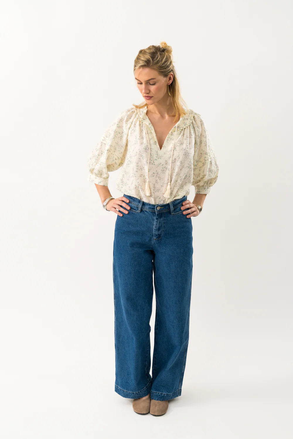 Lolly's Laundry | Alvi Blouse | Creme