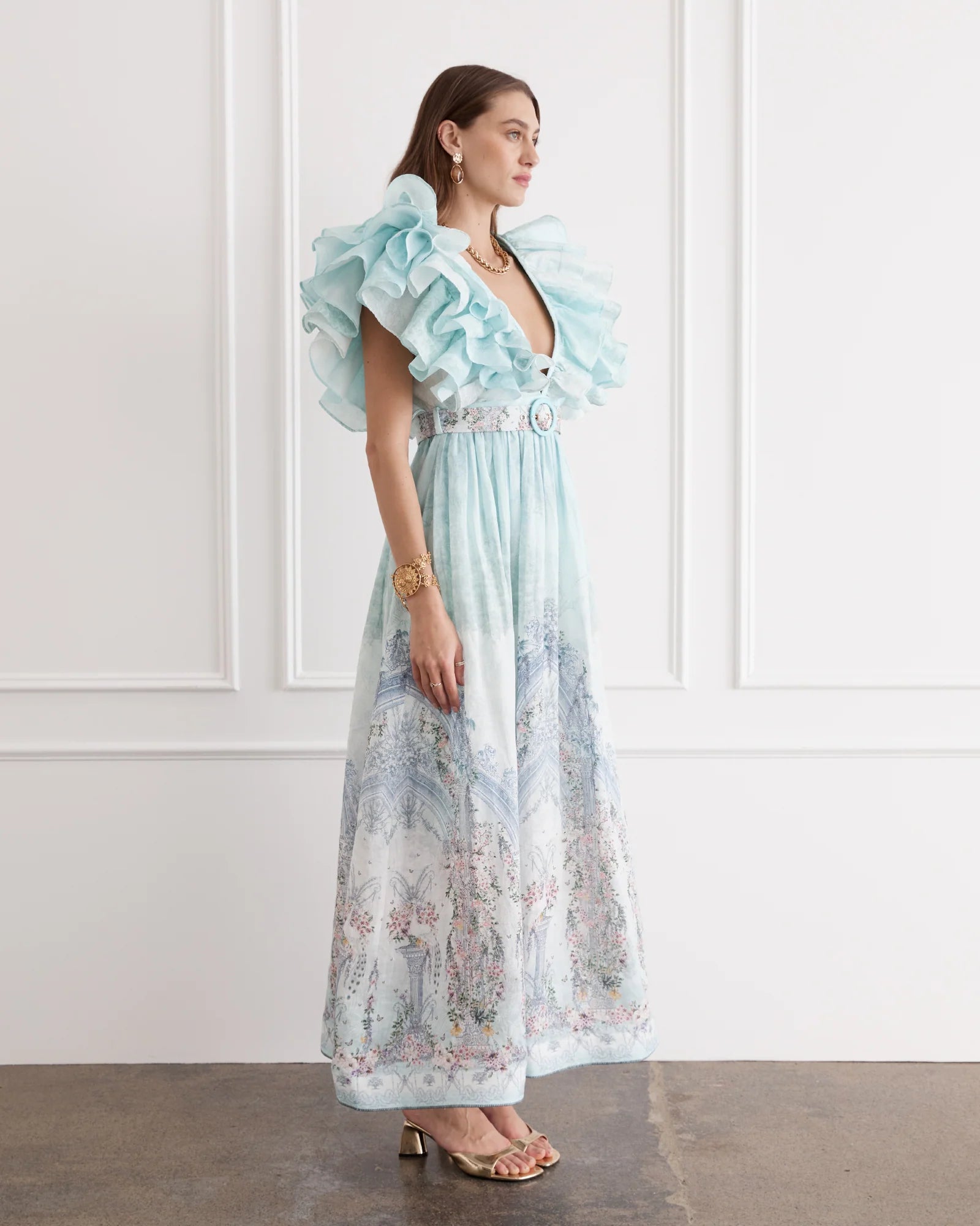 Aqua Blu | Triomphe Brindle Dress