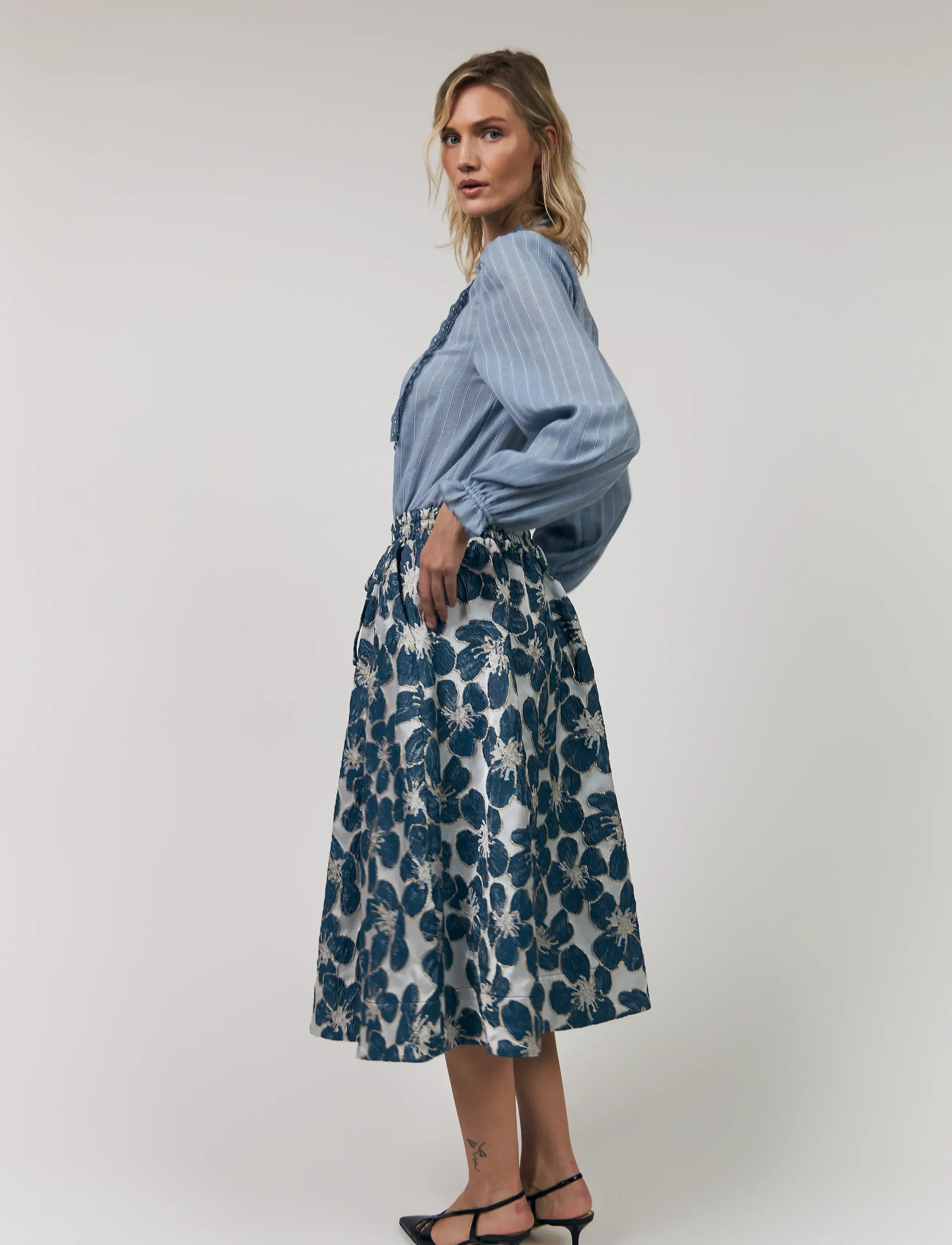 Lolly's Laundry | Ariel Blouse | Light Blue