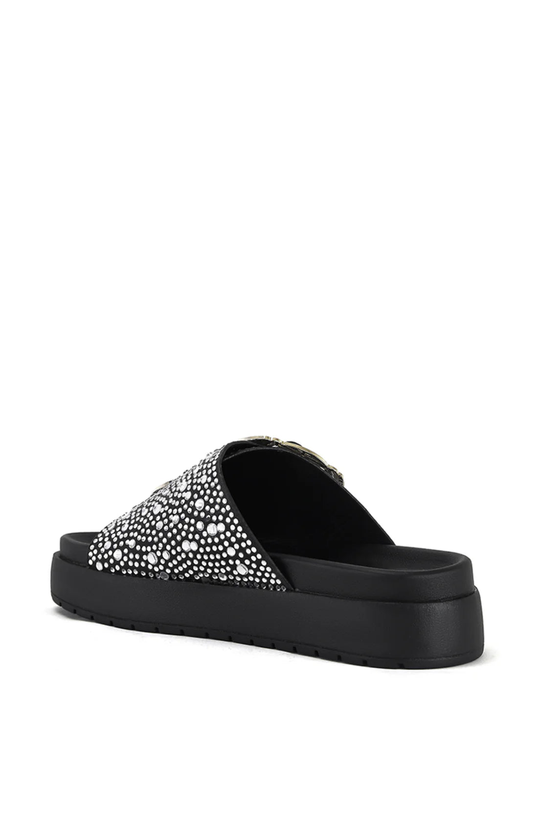 Azalea Wang | Lynel Black Western Platform Slide