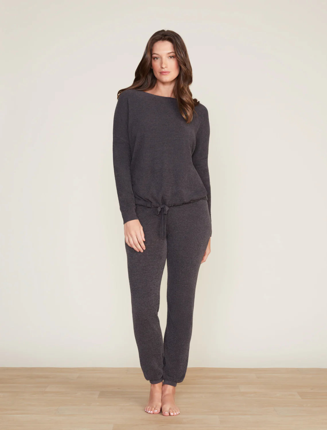 Barefoot Dreams | Cozy Chic Ultra Lite Slouchy Pullover | Carbon