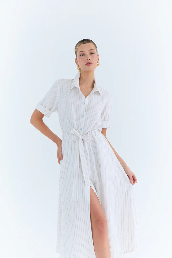 Eder by Anna | Nicole Dress | Stripe Linen
